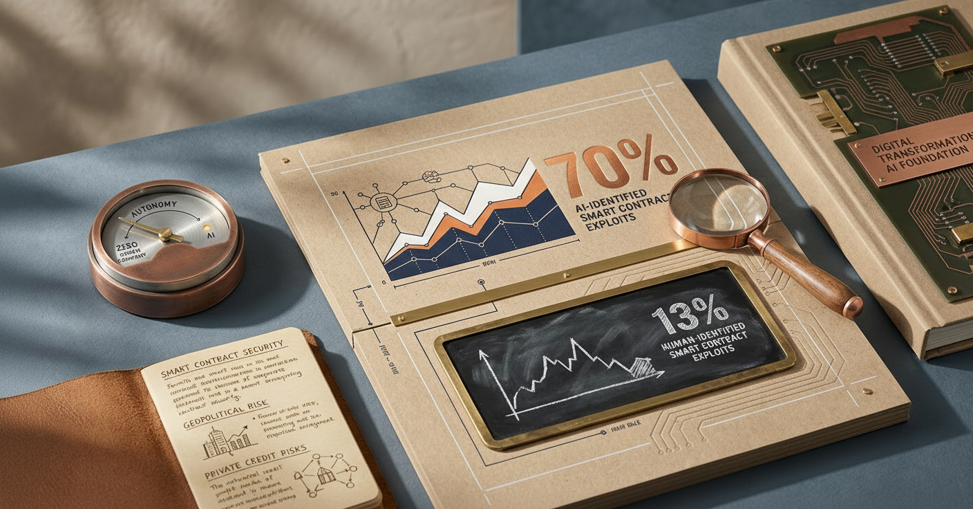 AI finds 70% of smart contract exploits. Humans find 13%.