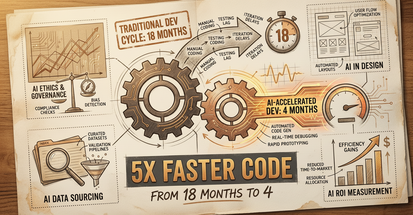 5x Faster Code. Turning 18 Months Into 4.