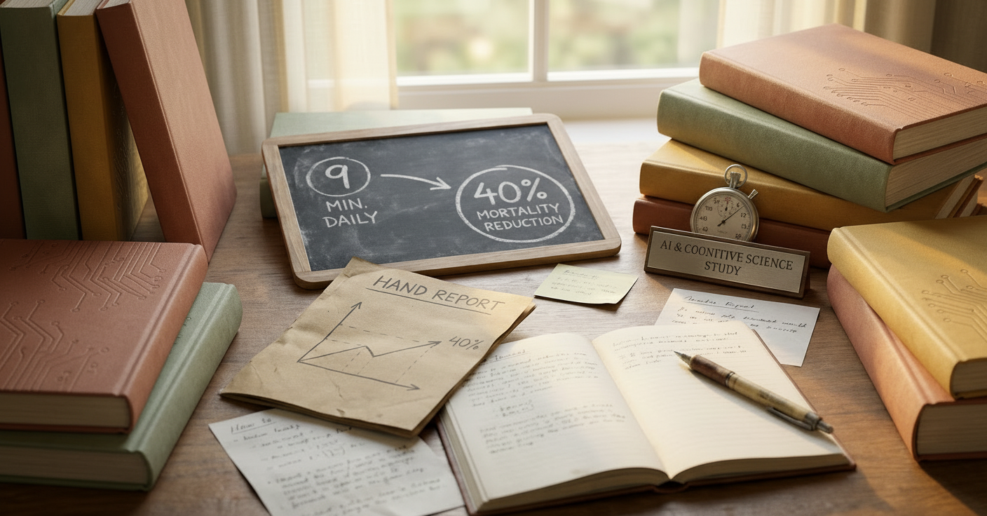 9 Minutes of "Exercise Snacks" Cuts Mortality 40%