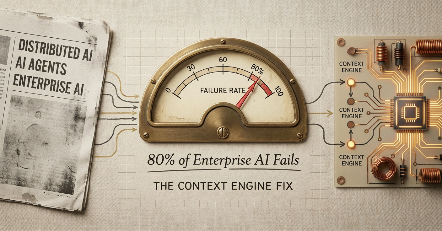 80% of Enterprise AI Fails: The Context Engine Fix