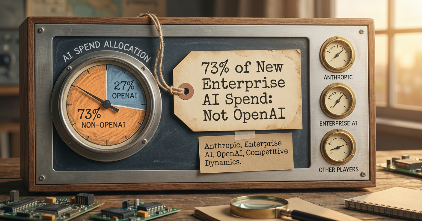 73% of New Enterprise AI Spend: Not OpenAI