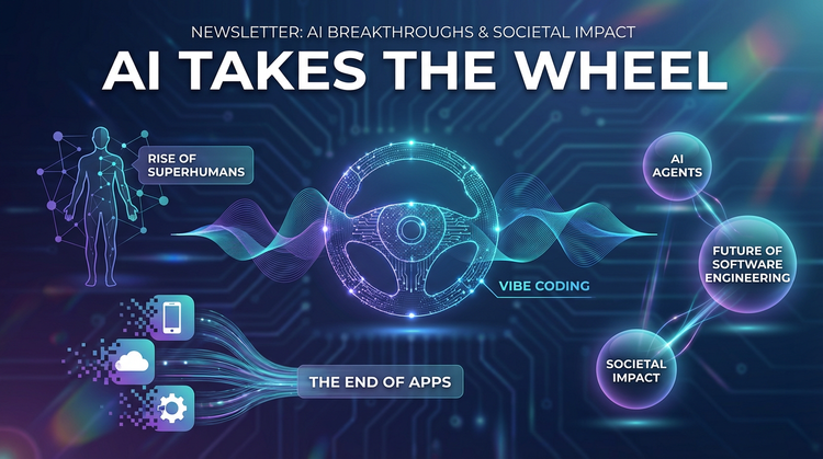 AI Takes the Wheel: The End of Apps, Rise of Superhumans, & Vibe Coding